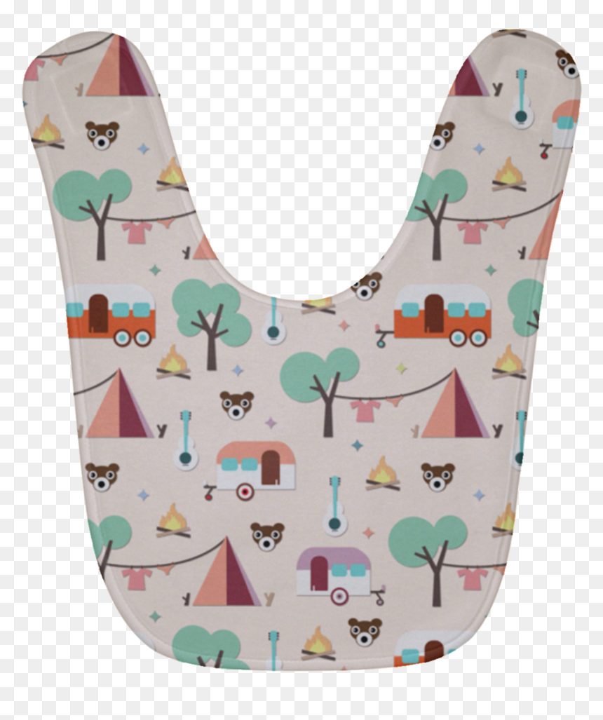 Camping Icon Pattern Baby Bibs Gift For Crush - Insect, HD Png Download - camping icon png