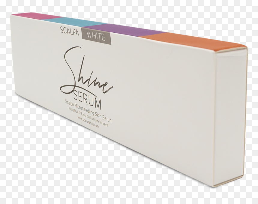 Shine Serum - White - Scalpa Shop - Box, HD Png Download - white shine png