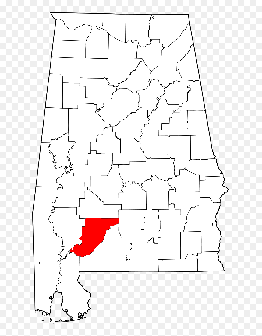 Clarke County Alabama, HD Png Download - alabama outline png