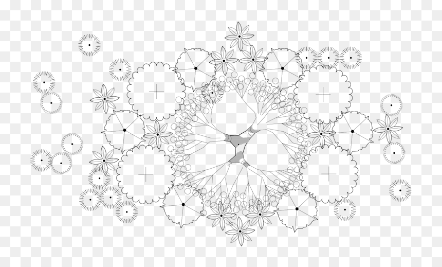 Line Art, HD Png Download - hand drawn laurel png