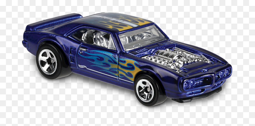 Hot Wheels Custom 67 Pontiac Firebird, HD Png Download - hot rod flames png