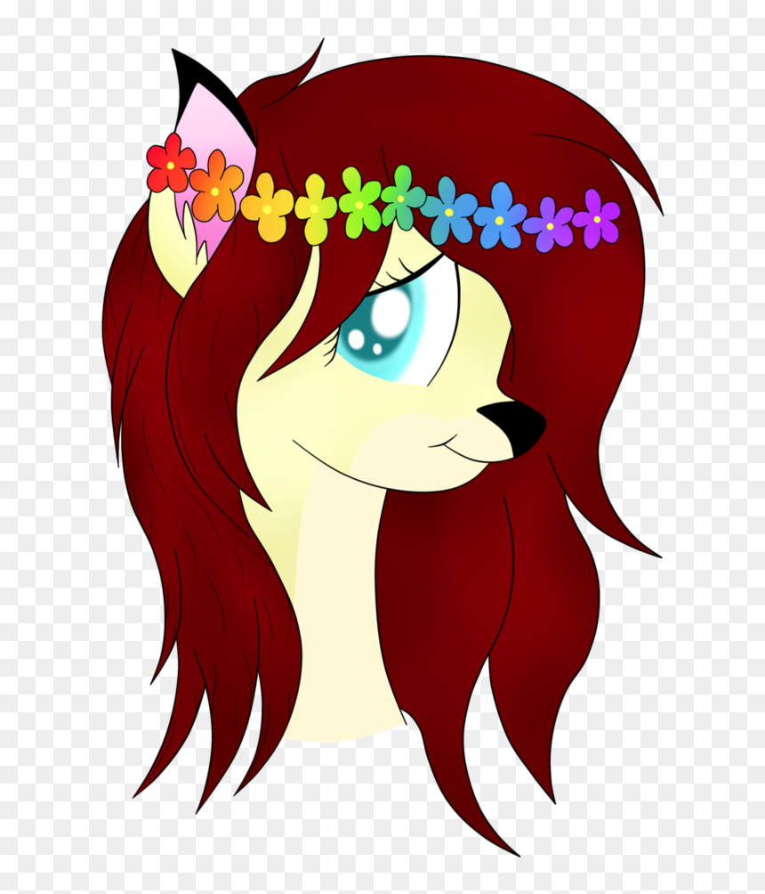 Forest Fawn Shy By - Cartoon, HD Png Download - rainbow flower crown png