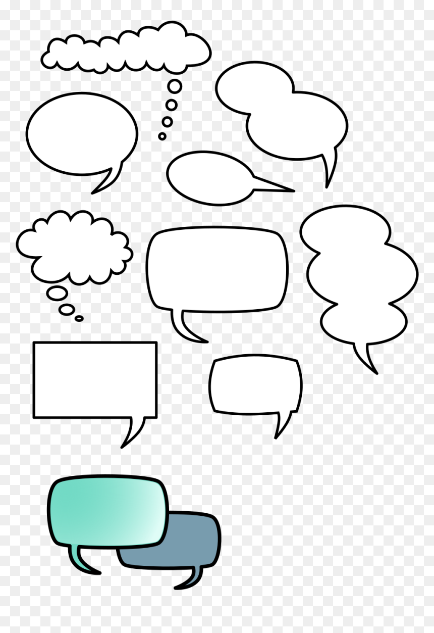 Comic Cloud, HD Png Download - clouds .png