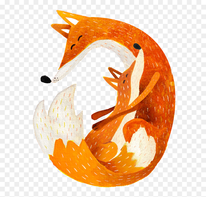Bunnybear Illustrator Behance Work Of Art Illustration - Illustration Baby Fox, HD Png Download - baby fox png