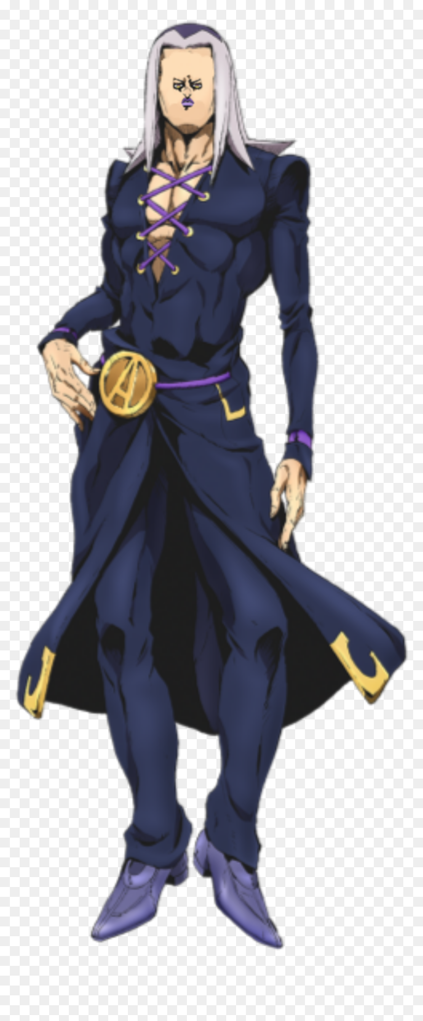 Leone Abbacchio Cosplay, HD Png Download - jojo face png