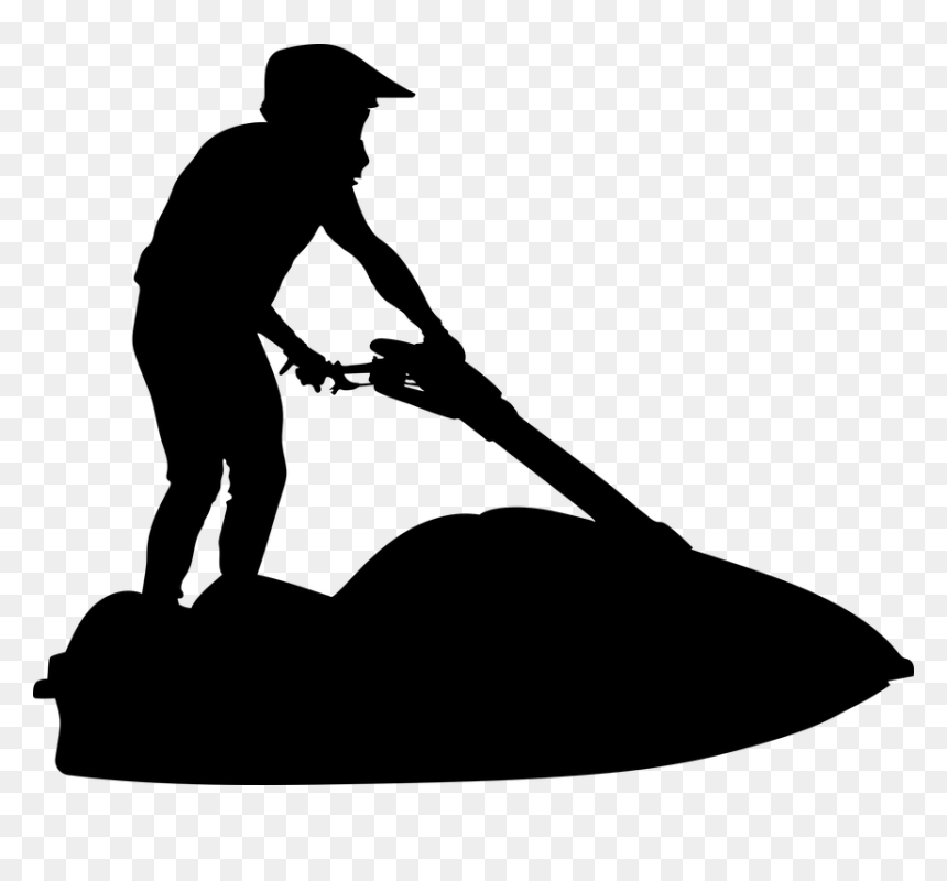 Silhouette, HD Png Download - jet ski png