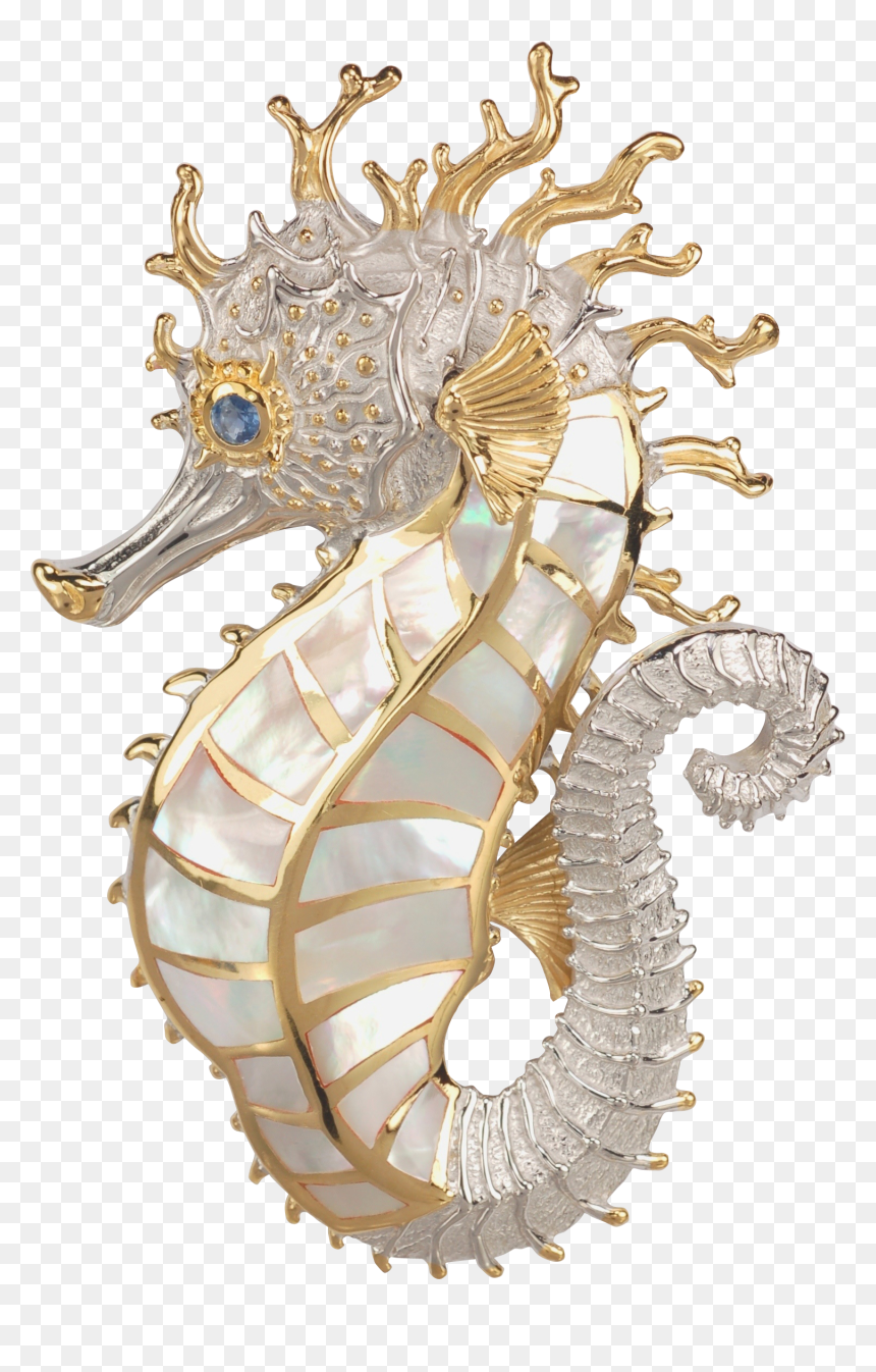Large Seahorse Pendant Kovel Collection - Seahorses, HD Png Download - sea horse png