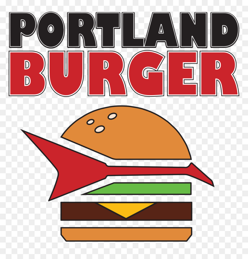 Portland And Karaoke Cafe - Portland Burger Logo, HD Png Download - burger logo png