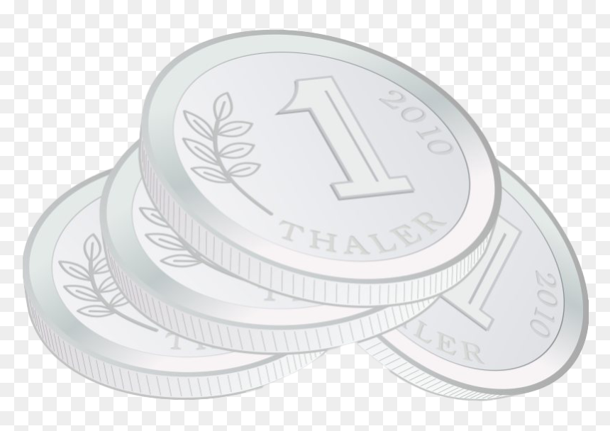 Silver Coin Png Free Download, Transparent Png - silver coin png