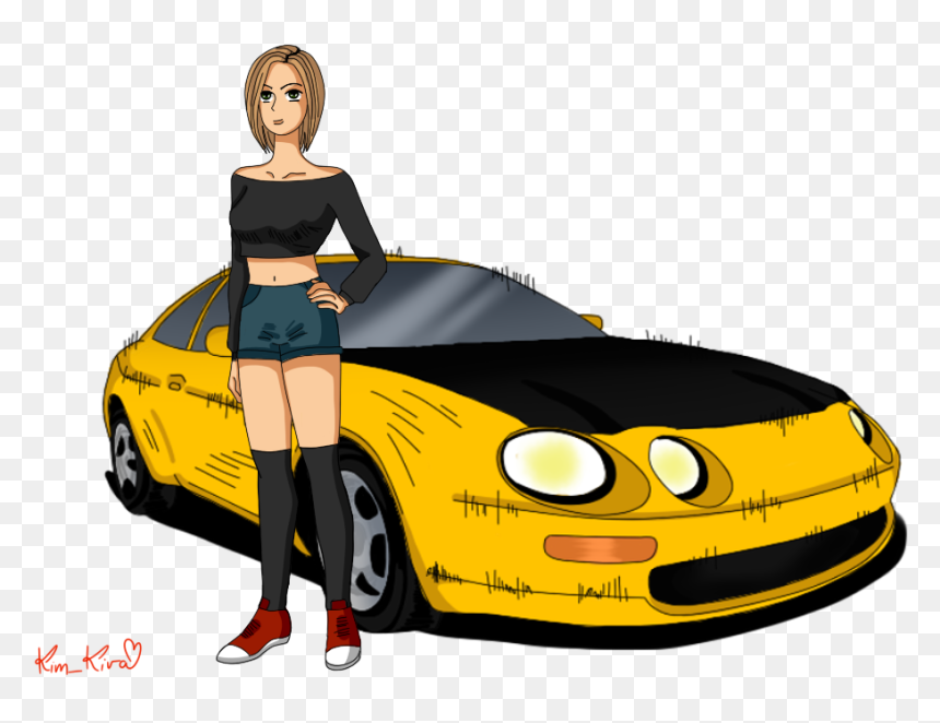 Sports Car, HD Png Download - initial d png
