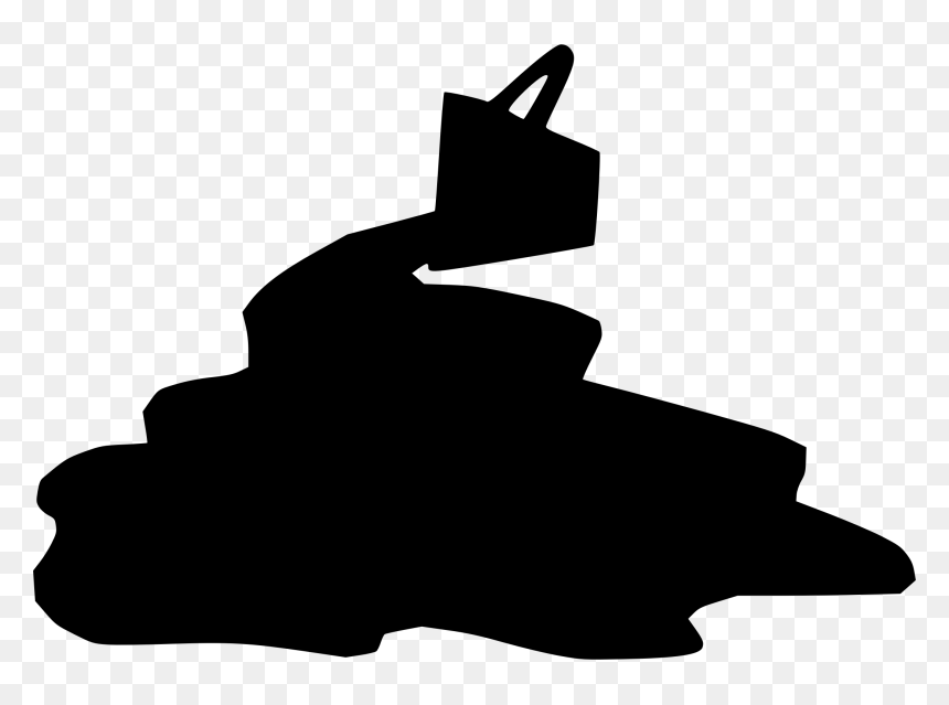 Bucket Of Water Clip Arts - Water Bucket Silhouette, HD Png Download - water .png