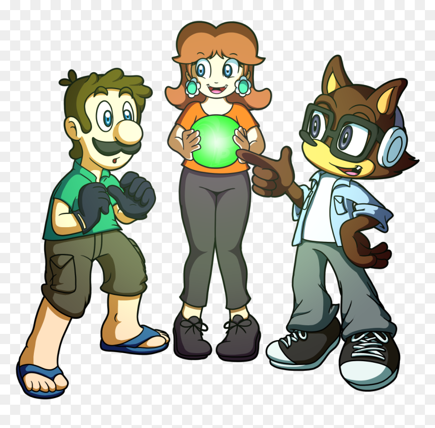 Cartoon, HD Png Download - luigi face png