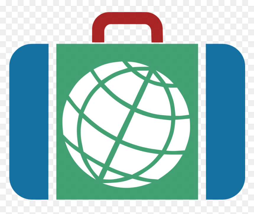 Suitcase Icon Blue Green Red Jpg To Svg V3 - New World Prep Logo, HD Png Download - suitcase icon png