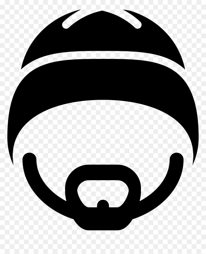 Bonnet Hat With Beard - Cockfosters Tube Station, HD Png Download - black beard png