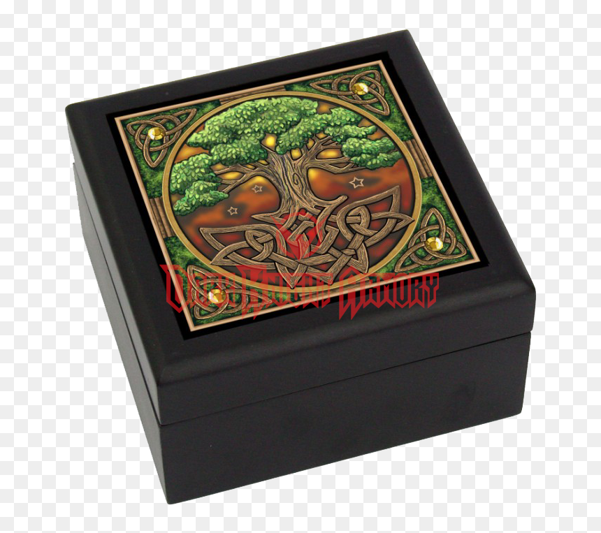 Celtic Tree Of Life Tile Box - Tree Of Life, HD Png Download - celtic tree of life png