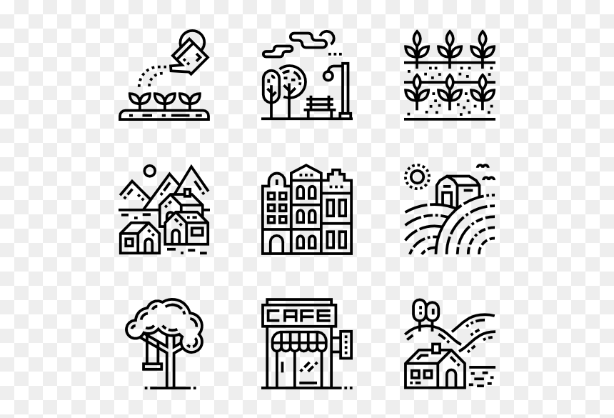 Free Artificial Intelligence Icon, HD Png Download - village icon png