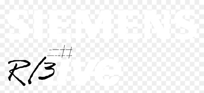 Siemens Logo Black And White - Siemens Logo Black Background, HD Png Download - siemens png
