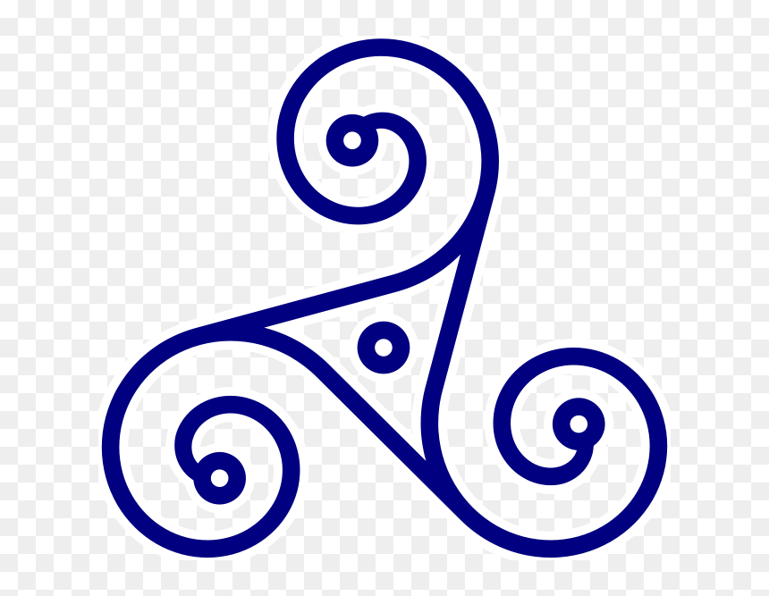 640px-triskel Type Amfreville - Aegeus Greek Mythology Symbol, HD Png Download - triskelion png