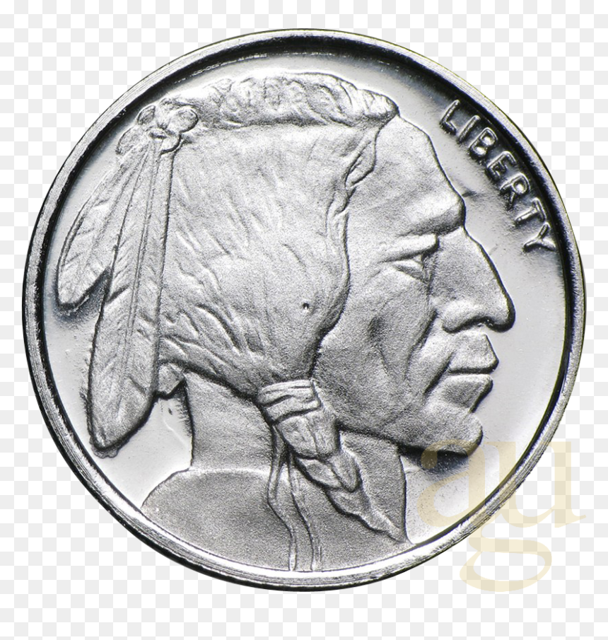 Silver Coin Png Image With Transparent Background - Liberty Buffalo Silver Coin, Png Download - silver coin png