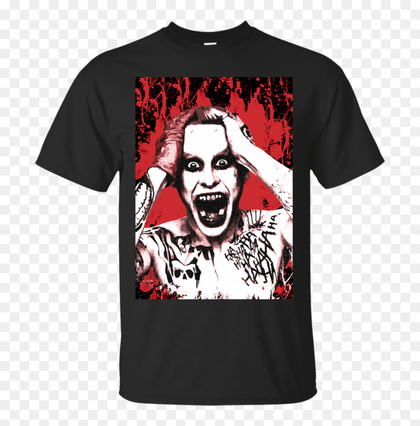 Joker Suicide Squad Joker T Shirt & Hoodie - Will Smith T Shirt, HD Png Download - suicide squad joker png