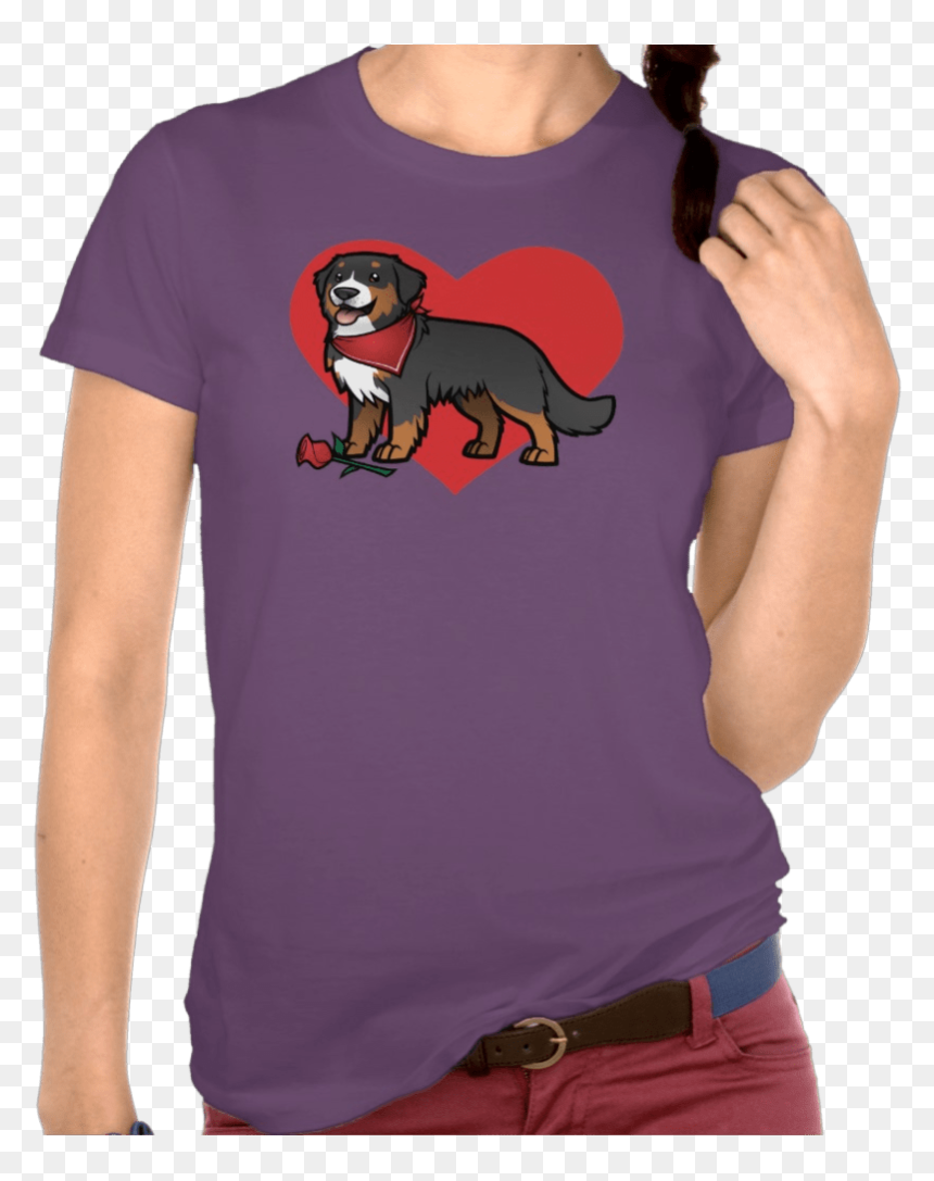 Cartoon Bernese Mountain Dog Tshirt - Sexy St Patrick's Day Shirts, HD Png Download - mountain cartoon png