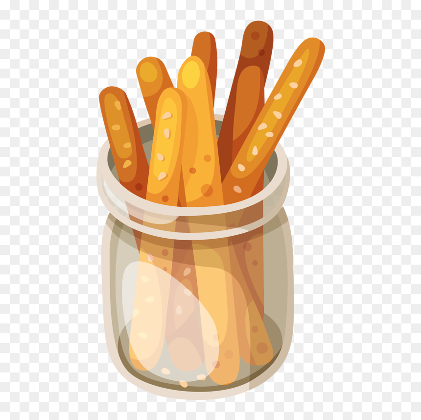 Фотки Food Clips, Food Illustrations, Illustration - Clip Art Of Bread Sticks, HD Png Download - bread clipart png