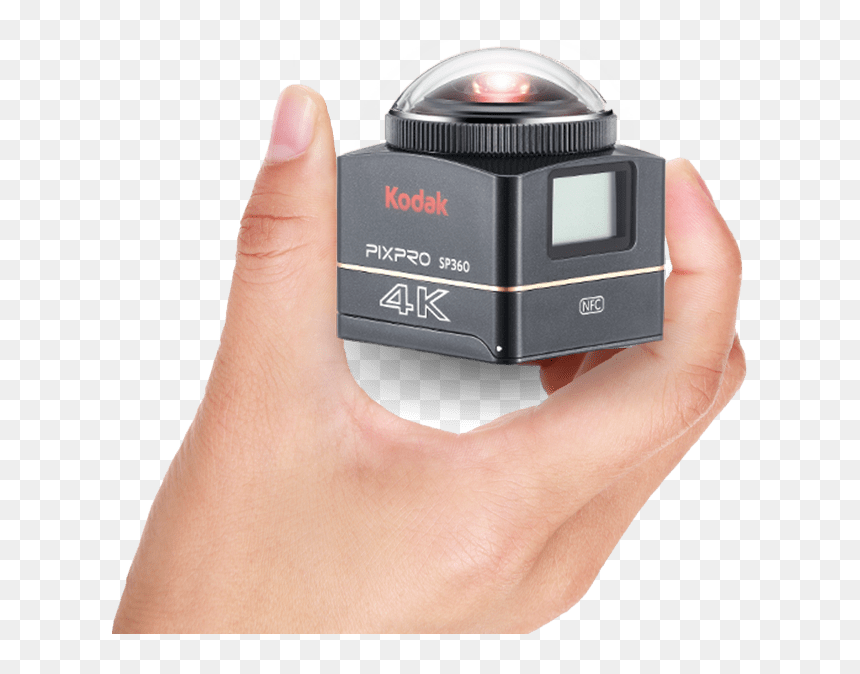 Kodak Pixpro 360 Camera Clip Arts - Kodak Pixpro Sp360 4k Action Cam Dual Pro Pack With, HD Png Download - 360 icon png