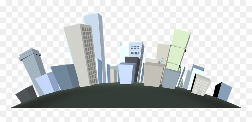 Building, HD Png Download - cartoon city png