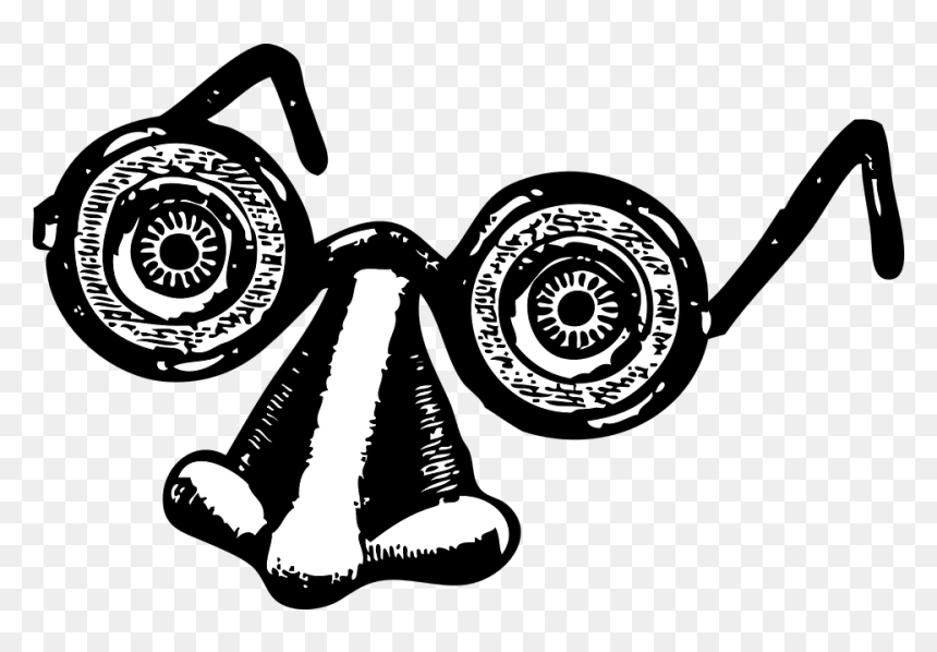 Nose Clip Art, HD Png Download - groucho glasses png