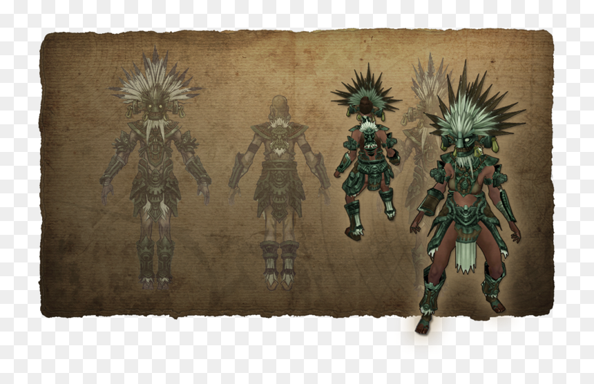 Diablo 3 Witch Doctor Armour Sets , Png Download - Witch Doctor Diablo Armor, Transparent Png - diablo 3 logo png