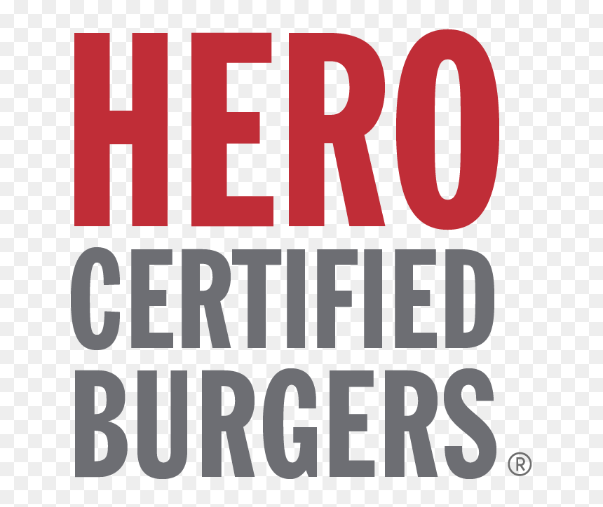 Hero Burger, HD Png Download - burger logo png