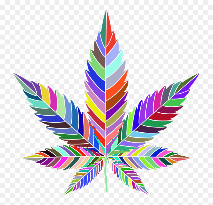 Line,leaf,wing - Weed Abstract Art, HD Png Download - marijuana leaf vector png
