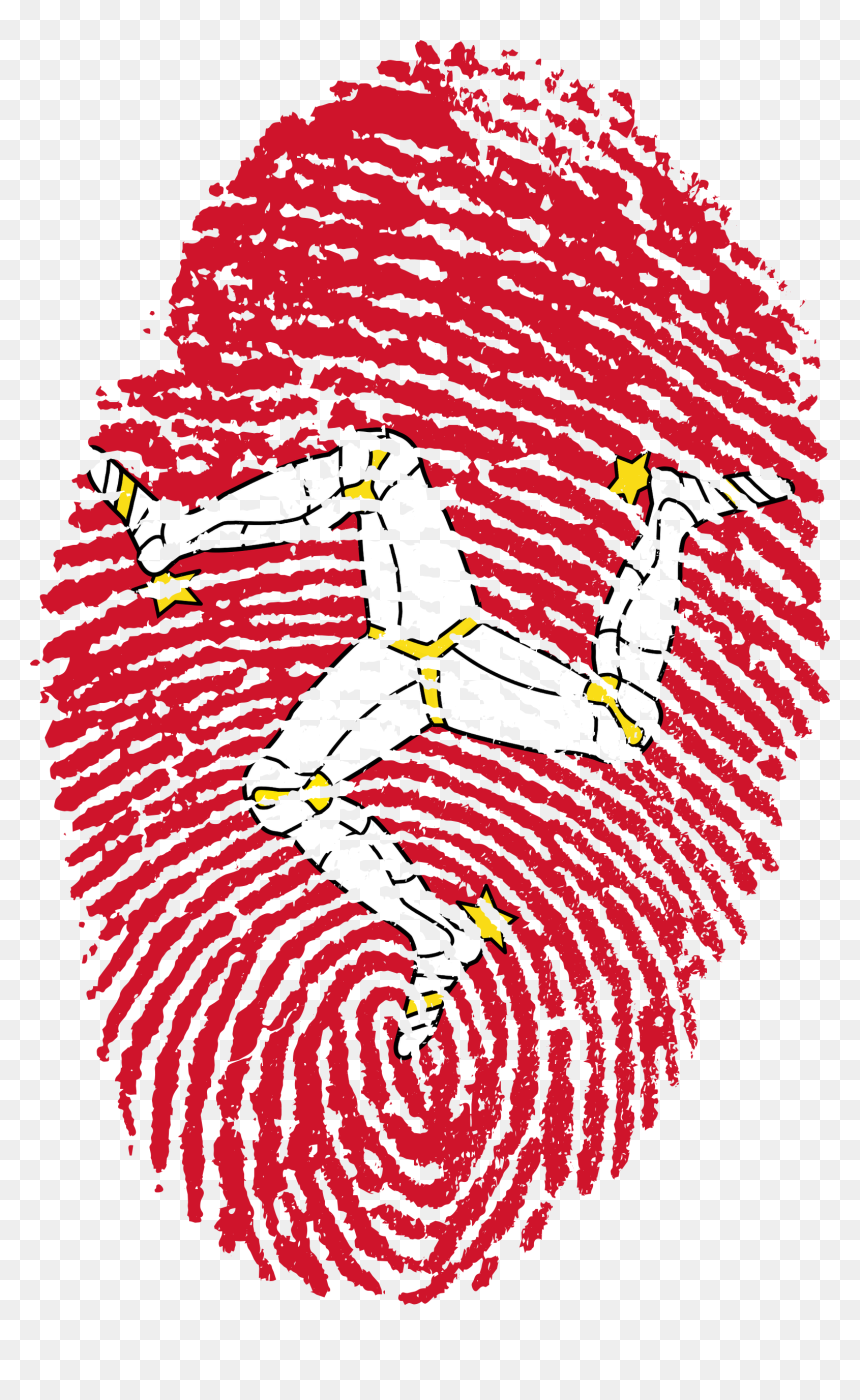 Guam Flag Fingerprint, HD Png Download - triskelion png