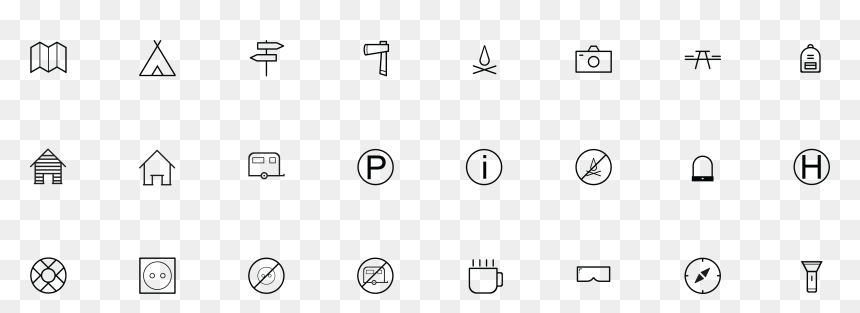 Circle, HD Png Download - camping icon png