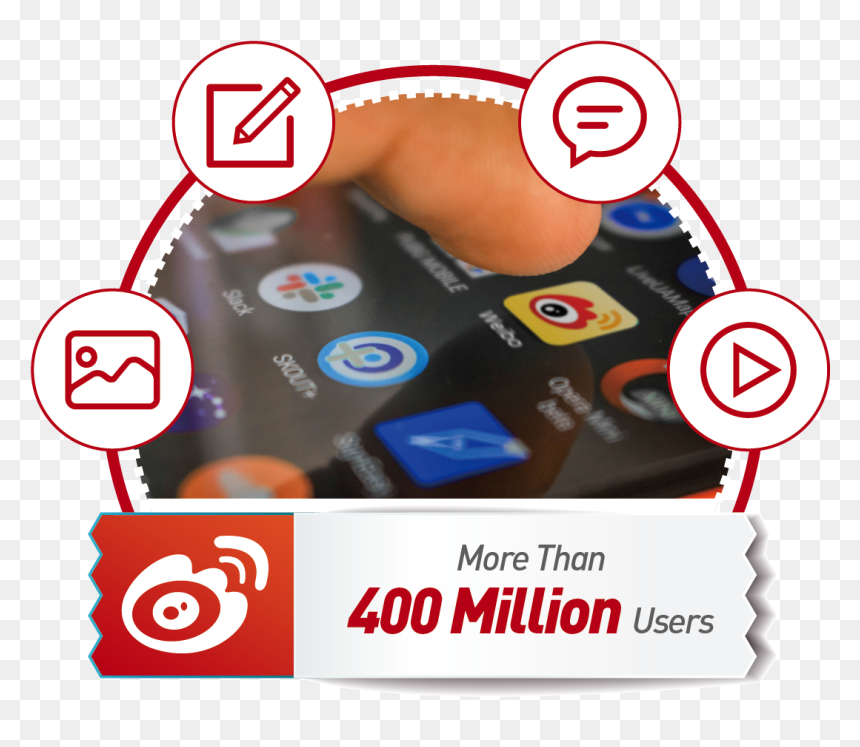 Smartphone, HD Png Download - weibo logo png