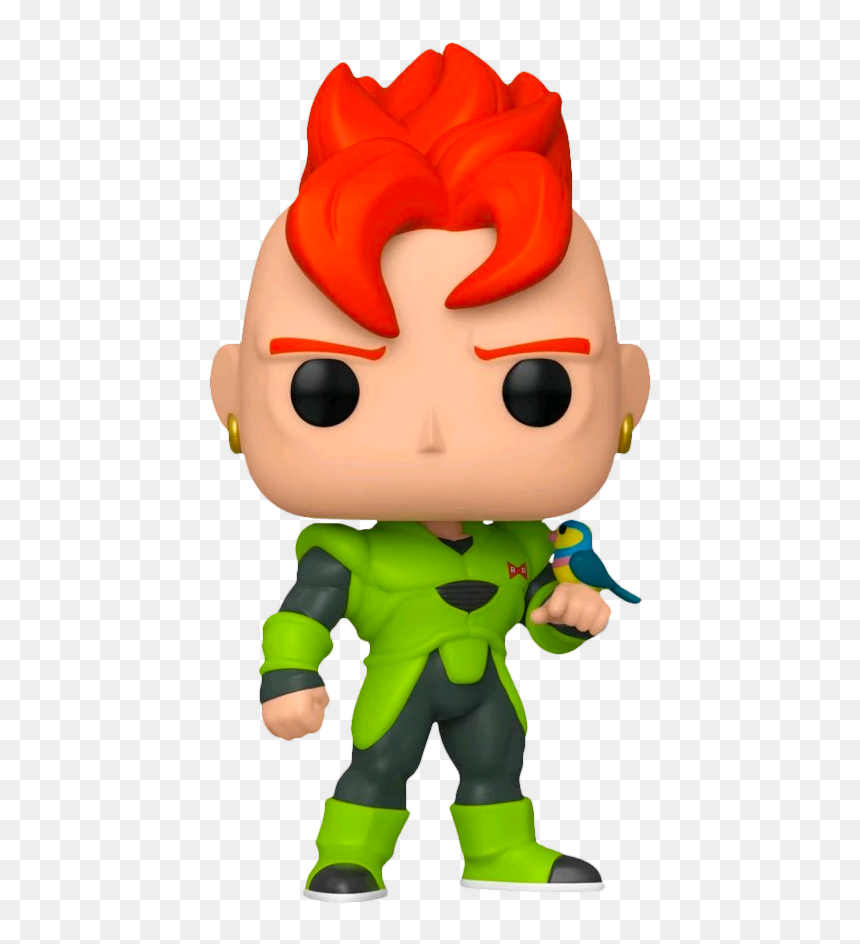 Dragon Ball Z - Android 16 Funko Pop, HD Png Download - android 16 png