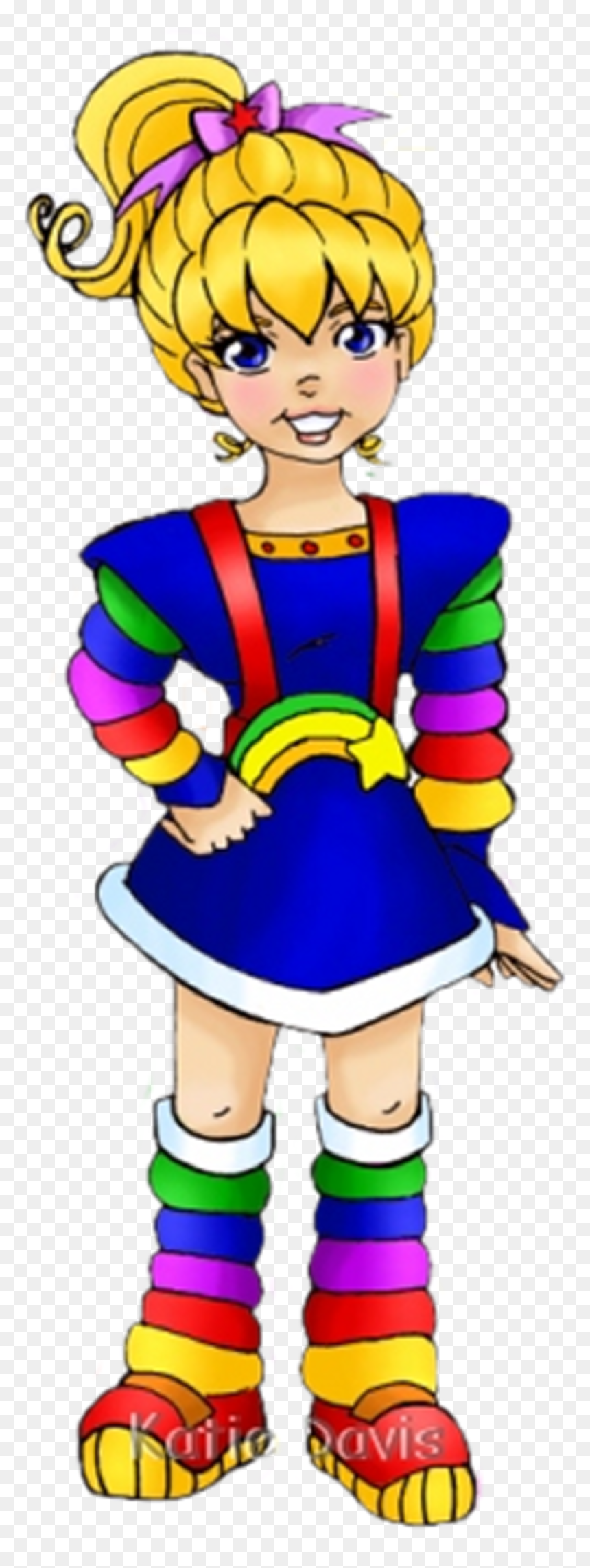 The Colors Rainbow Brite By Hobbit Katie Ded - Disfraces De Rainbow Brite, HD Png Download - rainbow brite png