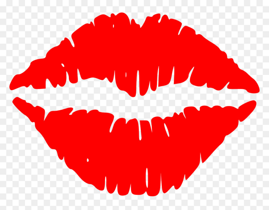 Red Lips Clip Art, HD Png Download - lust png