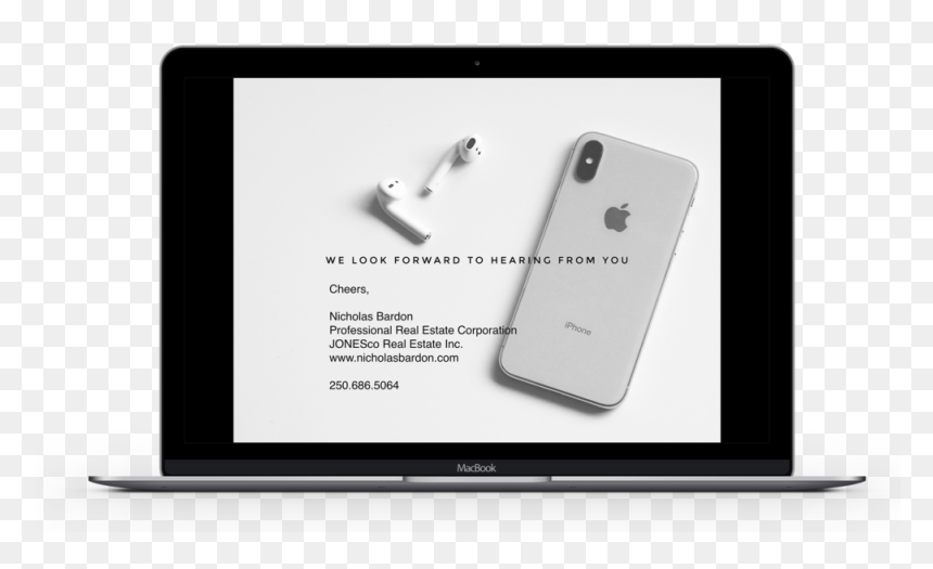 Nick Presentation 11 Macbook Mockup - Airpods, HD Png Download - nick png