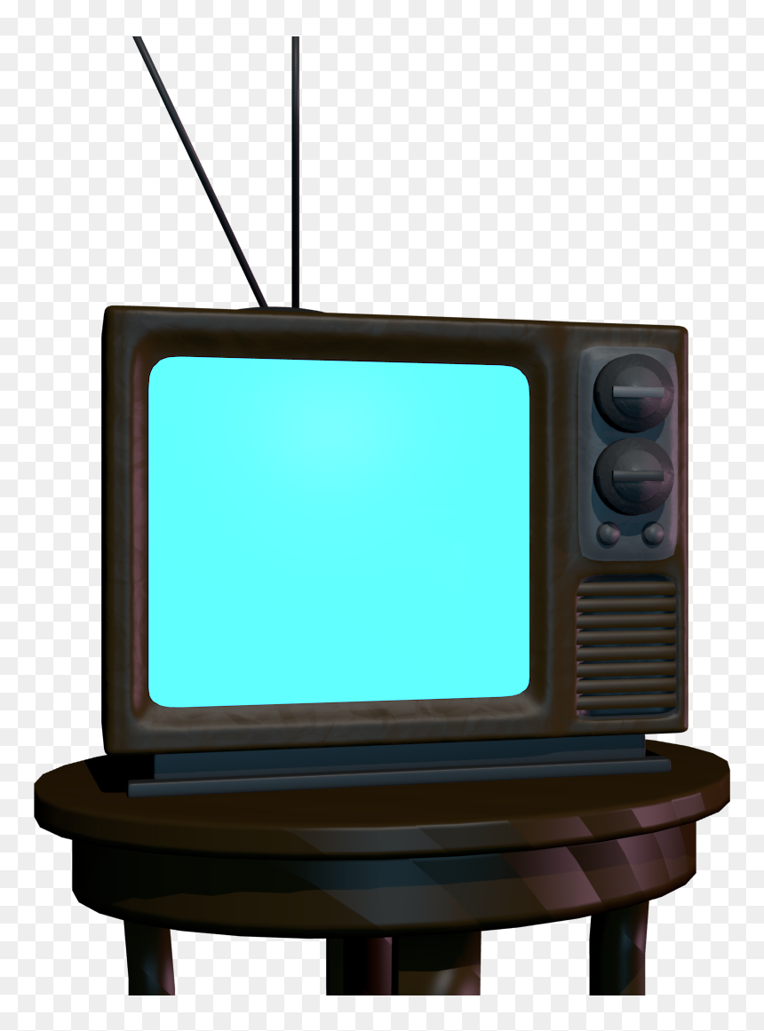 Television Set, HD Png Download - old school tv png