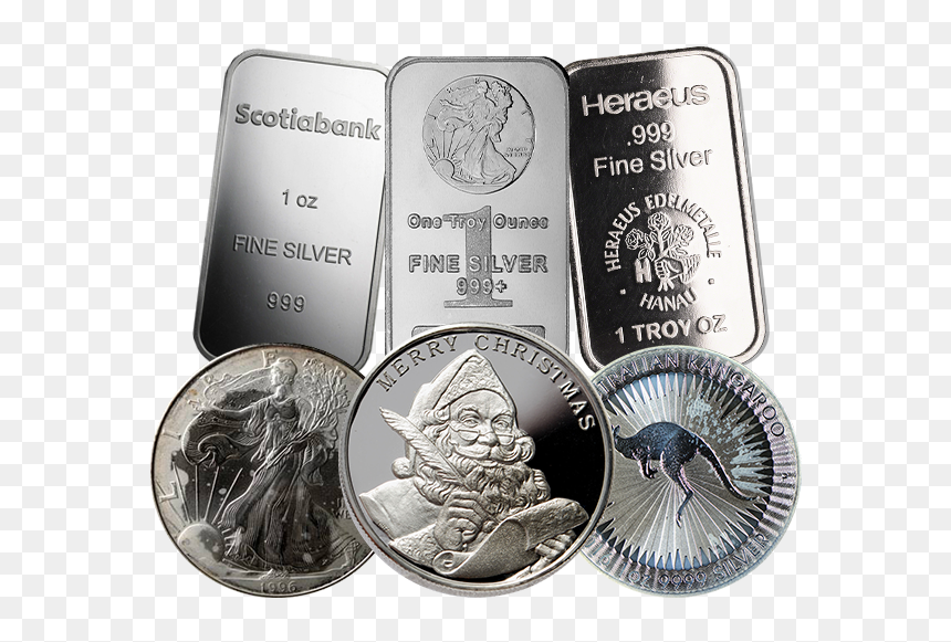 Buy 1 Oz Silver Canada Buy 1 Ounce Silver Buy 1 Oz - Silver, HD Png Download - silver coin png