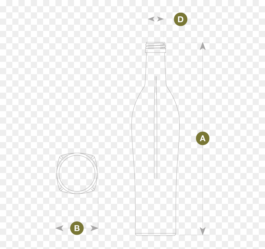 Glass Bottle, HD Png Download - wine bottle silhouette png