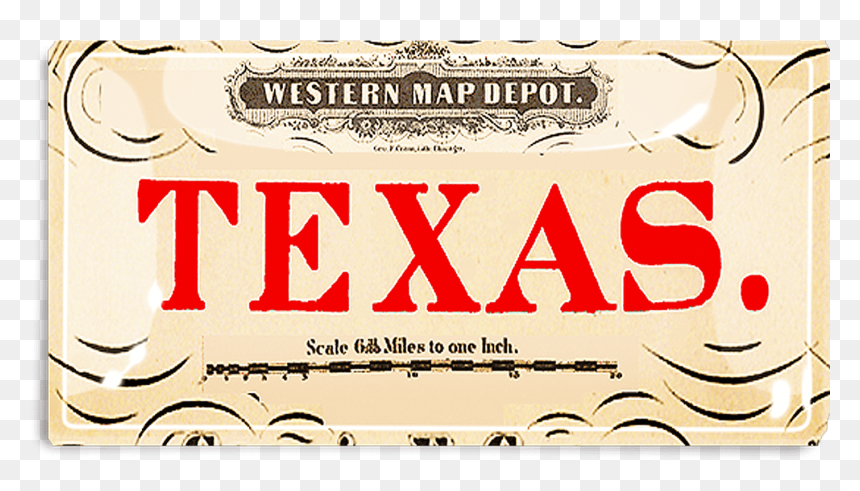 Texas Map Outline Png, Transparent Png - texas map outline png