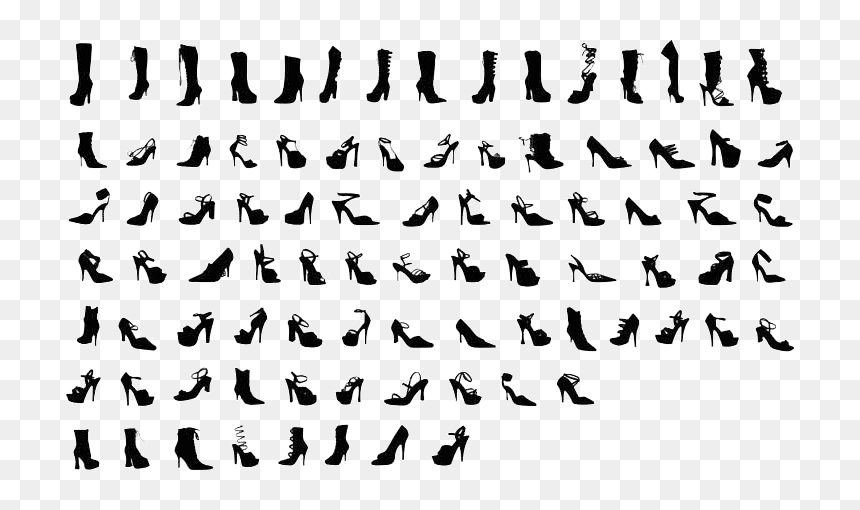 Women Shoes Vector Free Download - Shoes Png Woman Vector, Transparent Png - shoes vector png