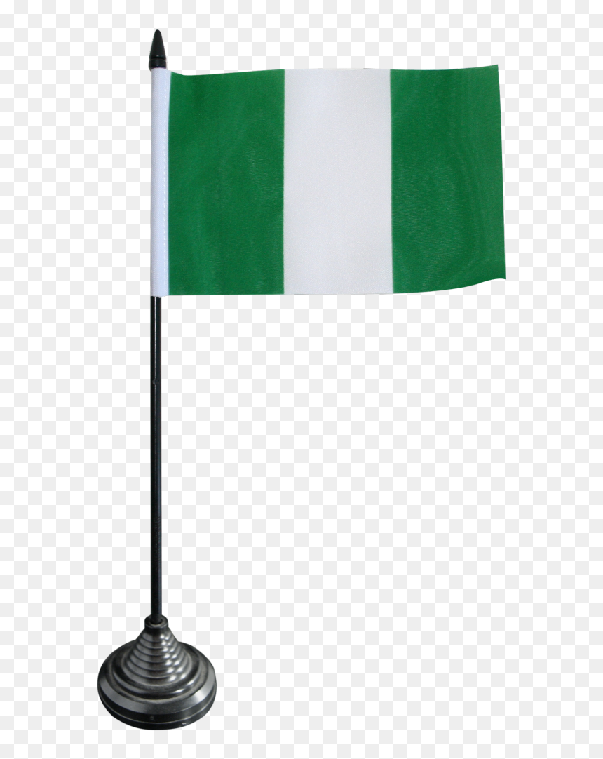 Nigeria Table Flag - Lebanese Flag Png Waving, Transparent Png - nigeria flag png