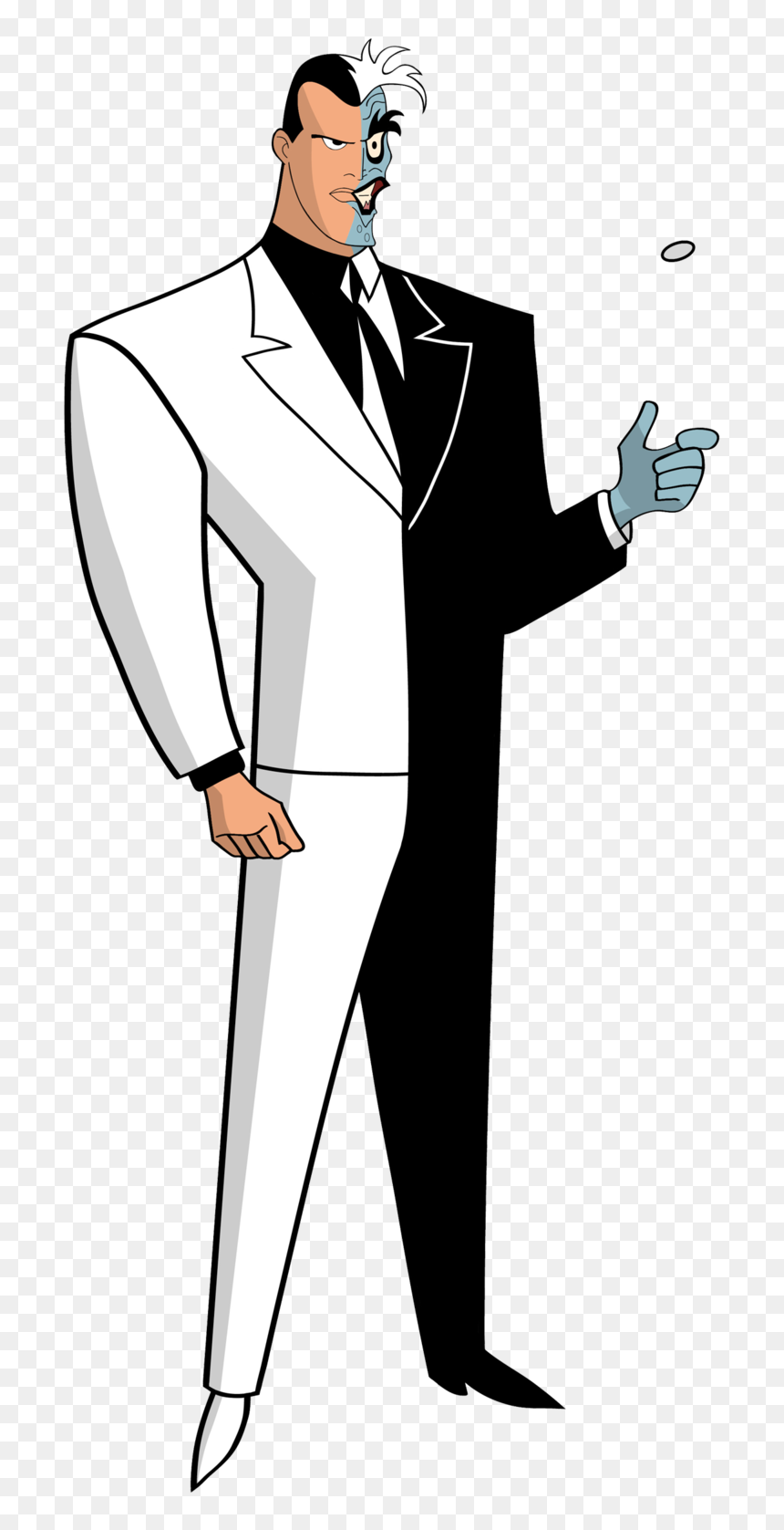 Thumb Image - Animated Cartoon Two Face, HD Png Download - two face png