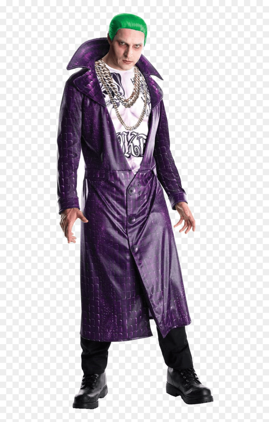 Costume Joker, HD Png Download - suicide squad joker png