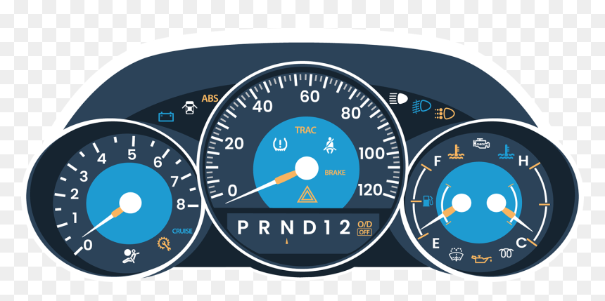 Gauge, HD Png Download - car light png