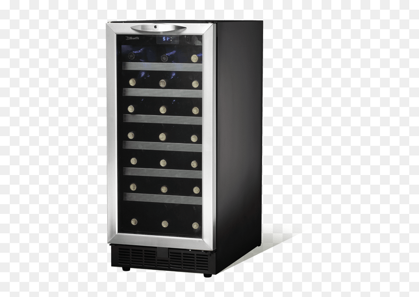 Danby Silhouette34 Bottle Wine Cooler - Danby Wine Cooler, HD Png Download - wine bottle silhouette png