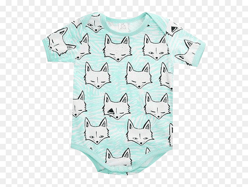 Petite Bello Bodysuit 3-6 Months Cute Fox Bodysuit - Bat, HD Png Download - baby fox png